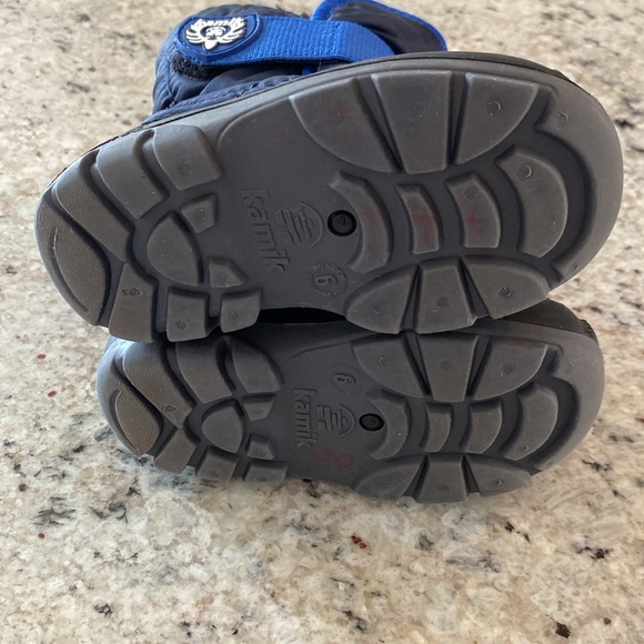 Blue‎ Kamik Snowbug Winter Snow Boots Velcro Sz 6 - Picture 5 of 6